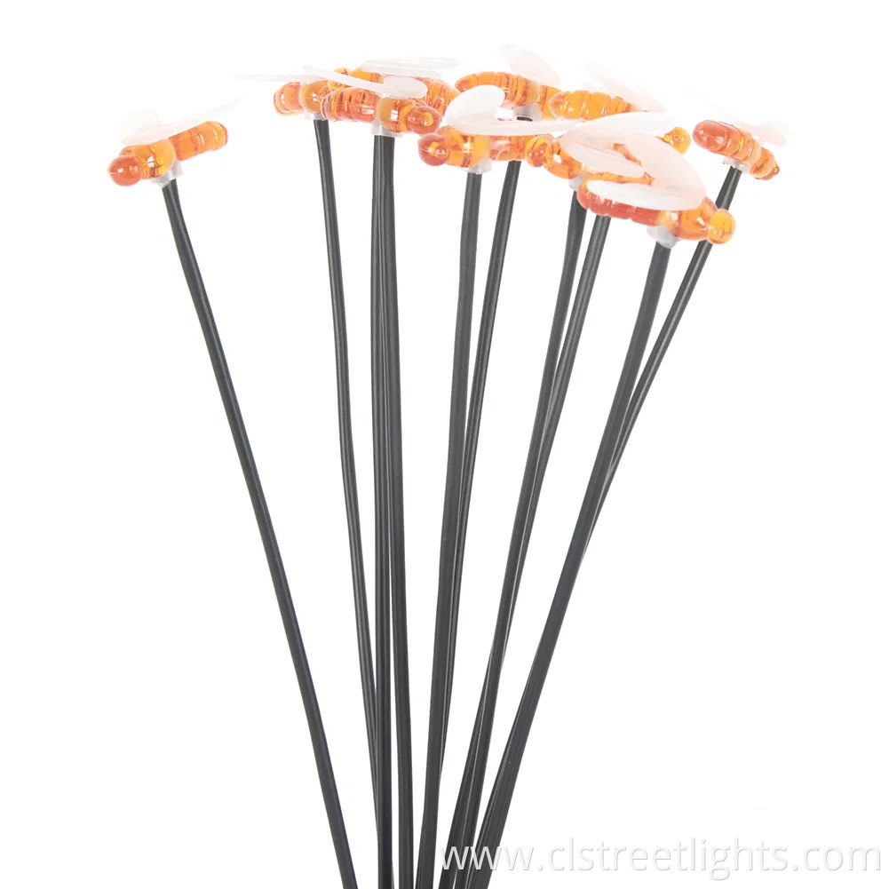 Yichen 10PCS Bee Waterproof Solar LED Garden Lawn Light